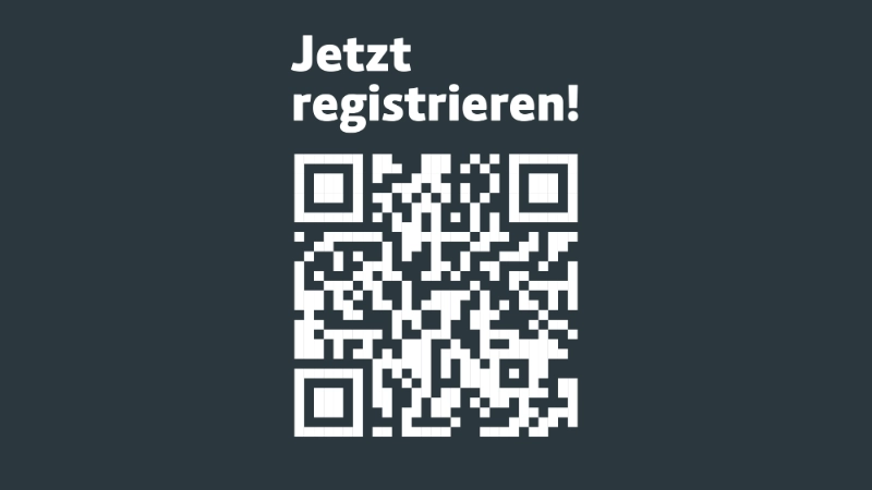 Jetzt bei JobRad registrieren - QR Code